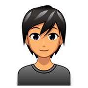 Émoji 🧑🏽 Adulte : Peau Légèrement Mate sur emojidex 1.0.34.