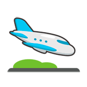 Landung eines Flugzeugs emojidex 1.0.34.