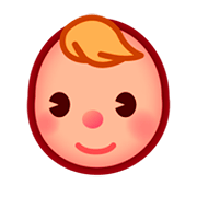 Émoji 👶🏼 Bébé : Peau Moyennement Claire sur emojidex 1.0.34.
