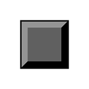 Quadrato Nero Medio-piccolo emojidex 1.0.34.