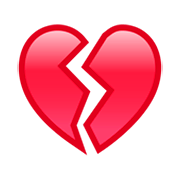 Émoji 💔 Cœur Brisé sur emojidex 1.0.34.