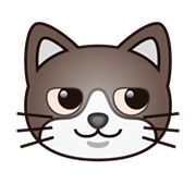 Émoji 😼 Chat Avec Sourire En Coin sur emojidex 1.0.34.