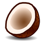 Émoji 🥥 Noix De Coco sur emojidex 1.0.34.