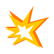 Émoji 💥 Explosion sur emojidex 1.0.34.