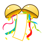 Emoji 🎊 Coriandoli su emojidex 1.0.34.
