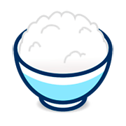 🍚 Emoji Arroz Cocido en emojidex 1.0.34.