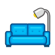 🛋️ Emoji Sofá Y Lámpara en emojidex 1.0.34.