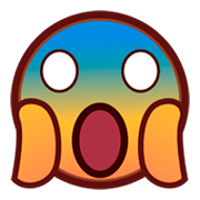 Émoji 😱 Visage Qui Hurle De Peur sur emojidex 1.0.34.