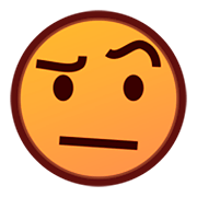 🤨 Emoji Gesicht mit hochgezogenen Augenbrauen emojidex 1.0.34.