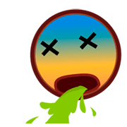 🤮 Emoji Cara Vomitando en emojidex 1.0.34.