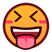 Emoji 😝 Faccina Con Un Gran Sorriso Che Mostra La Lingua su emojidex 1.0.34.