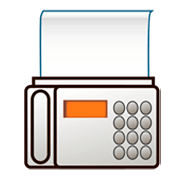 Émoji 📠 Fax sur emojidex 1.0.34.