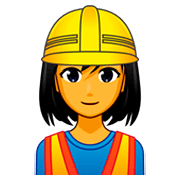 👷‍♀️ Emoji Bauarbeiterin emojidex 1.0.34.