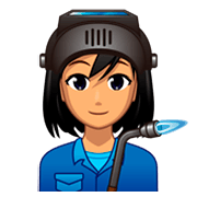 👩🏽‍🏭 Emoji Operaria: Tono De Piel Medio en emojidex 1.0.34.
