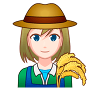 Agricultora: Tono De Piel Claro emojidex 1.0.34.
