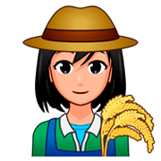 Agricultora: Tono De Piel Claro Medio emojidex 1.0.34.