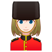 💂🏻‍♀️ Emoji Guarda Mulher: Pele Clara na emojidex 1.0.34.