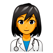 👩‍⚕️ Emoji Profesional Sanitario Mujer en emojidex 1.0.34.