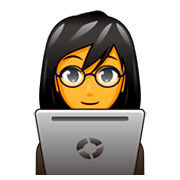 Emoji 👩‍💻 Tecnologa su emojidex 1.0.34.