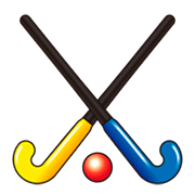 Emoji 🏑 Hockey Su Prato su emojidex 1.0.34.