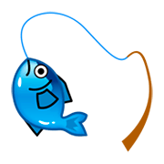🎣 Emoji Angel mit Fisch emojidex 1.0.34.