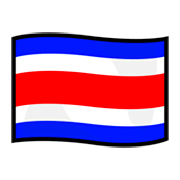 Flagge: Costa Rica emojidex 1.0.34.