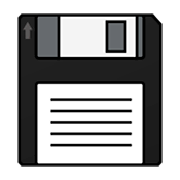 Emoji 💾 Floppy Disc su emojidex 1.0.34.