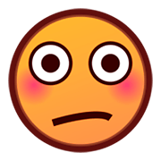 Emoji 😳 Faccina Imbarazzata su emojidex 1.0.34.