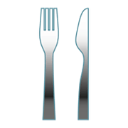 Emoji 🍴 Forchetta E Coltello su emojidex 1.0.34.