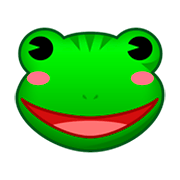 Emoji 🐸 Rana su emojidex 1.0.34.