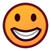 Emoji 😀 Faccina Con Un Gran Sorriso su emojidex 1.0.34.