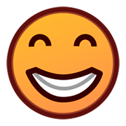 Emoji 😁 Faccina Raggiante Con Occhi Felici su emojidex 1.0.34.