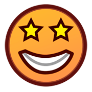 Cara Sonriendo Con Estrellas emojidex 1.0.34.