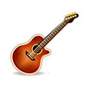 🎸 Emoji Guitarra na emojidex 1.0.34.