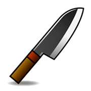 Émoji 🔪 Couteau De Cuisine sur emojidex 1.0.34.