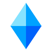 große blaue Raute emojidex 1.0.34.