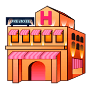 Emoji 🏩 Love Hotel su emojidex 1.0.34.