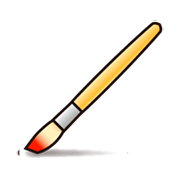 Emoji 🖌️ Pennello su emojidex 1.0.34.