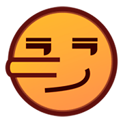 Emoji 🤥 Faccina Bugiarda su emojidex 1.0.34.