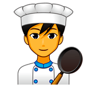 👨‍🍳 Emoji Cocinero en emojidex 1.0.34.