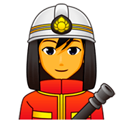 Emoji 👨‍🚒 Pompiere Uomo su emojidex 1.0.34.
