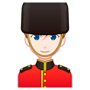 Emoji 💂🏻‍♂️ Guardia Uomo: Carnagione Chiara su emojidex 1.0.34.