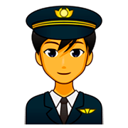 Piloto De Avião Homem emojidex 1.0.34.