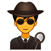 🕵️‍♂️ Emoji Detetive Homem na emojidex 1.0.34.