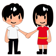 Emoji 👫🏼 Uomo E Donna Che Si Tengono Per Mano: Carnagione Abbastanza Chiara su emojidex 1.0.34.