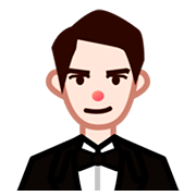 Emoji 🤵🏻 Persona In Smoking: Carnagione Chiara su emojidex 1.0.34.