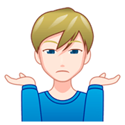 🤷🏻‍♂️ Emoji Hombre Encogido De Hombros: Tono De Piel Claro en emojidex 1.0.34.