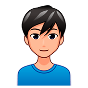 Émoji 👨🏼 Homme : Peau Moyennement Claire sur emojidex 1.0.34.