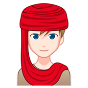 Emoji 🧕🏻‍♂️ Hombre Con Hiyab: Carnagione Chiara su emojidex 1.0.34.