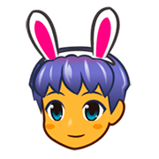 Emoji 👯‍♂️ Uomini Con Orecchie Da Coniglio su emojidex 1.0.34.